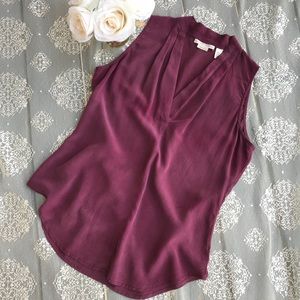 100% silk Max Studio top